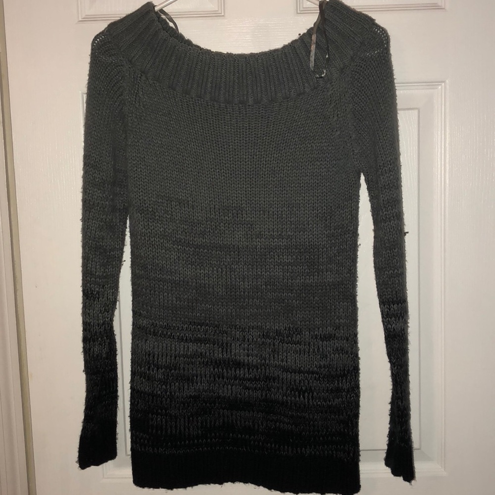 ombré scoop sweater